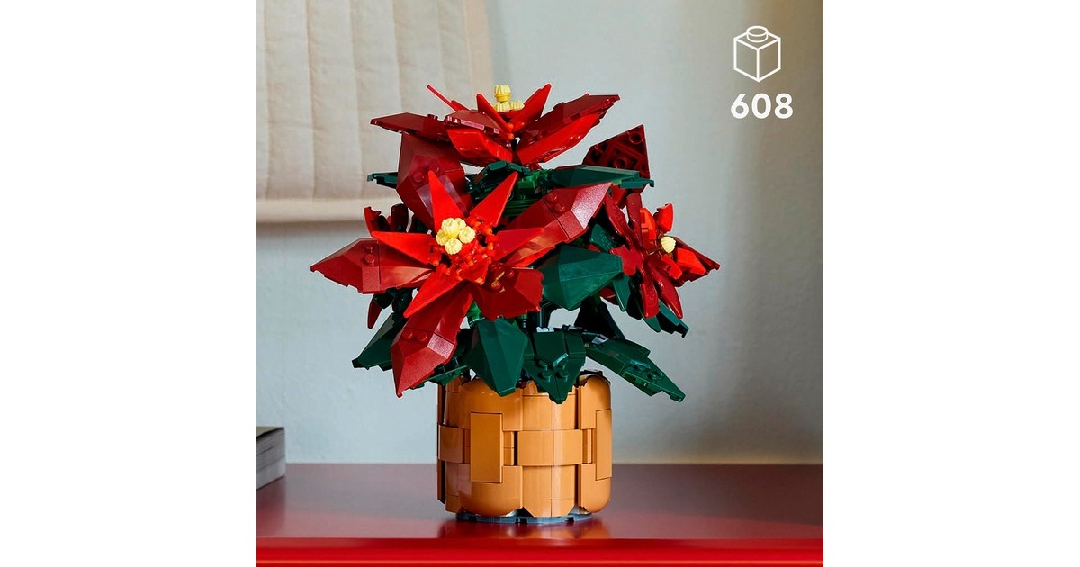 LEGO 10370 Icons Weihnachtsstern, Konstruktionsspielzeug