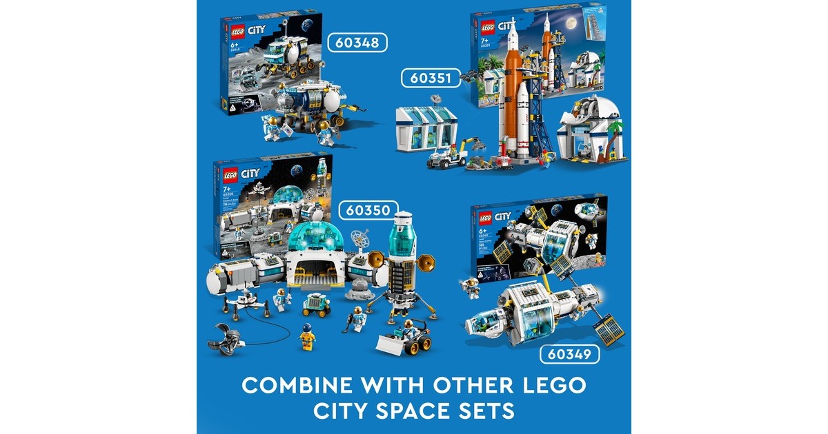 LEGO 60350 City Mond-Forschungsbasis, Konstruktionsspielzeug