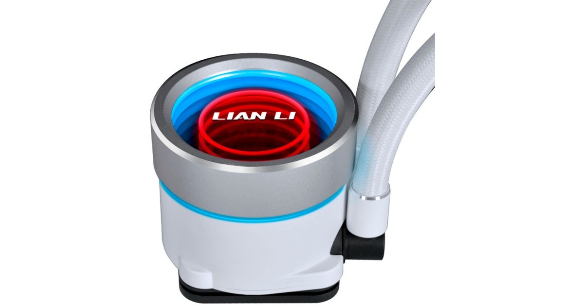 Lian Li Galahad II 360 Trinity Performance Wasserkühlung – Komplett, Weiß, Für PC