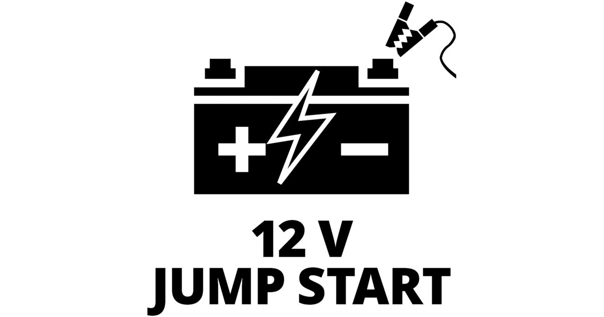 Einhell Jump-Start Powerbank CE-JS 18 rot/schwarz, Starthilfe für Benziner  und Diesel