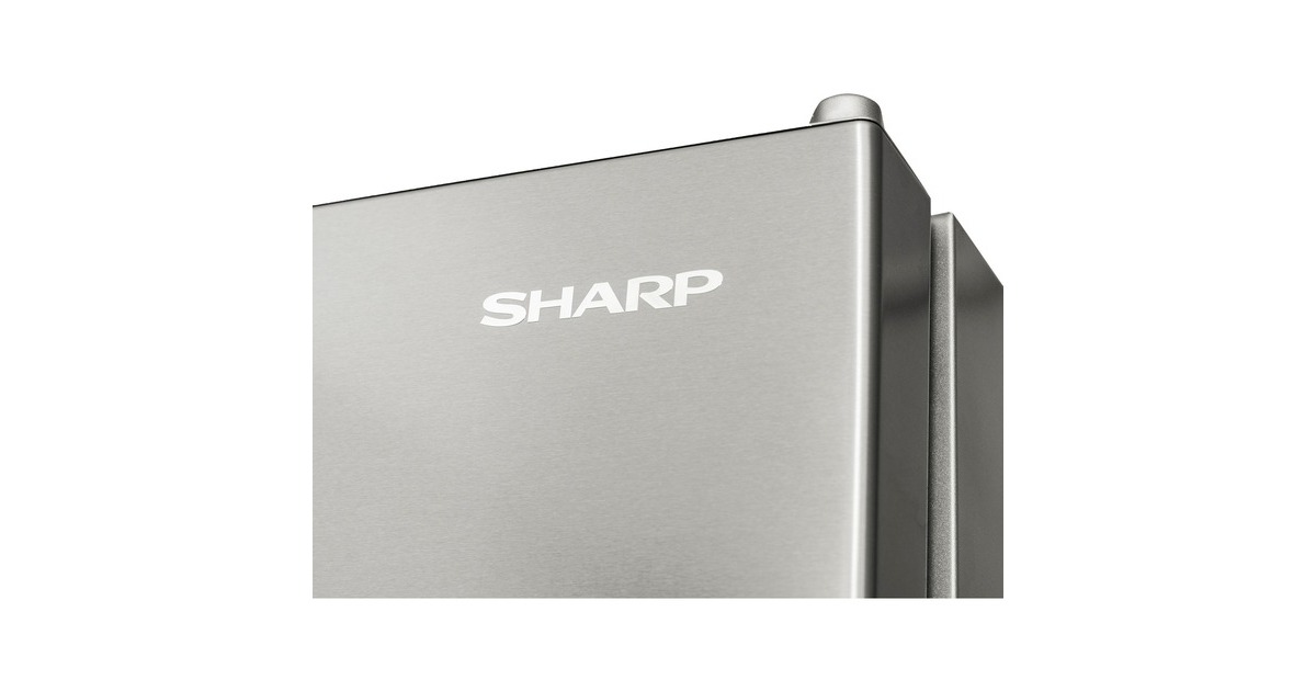 Sharp SJ-BA20IEXIC-EU, Kühl-/Gefrierkombination edelstahl