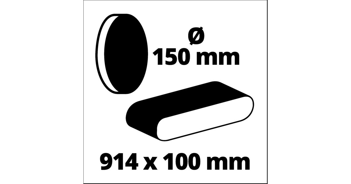 Einhell Stand-Band-Tellerschleifer TC-US 380, Bandschleifer rot/schwarz,  300 Watt