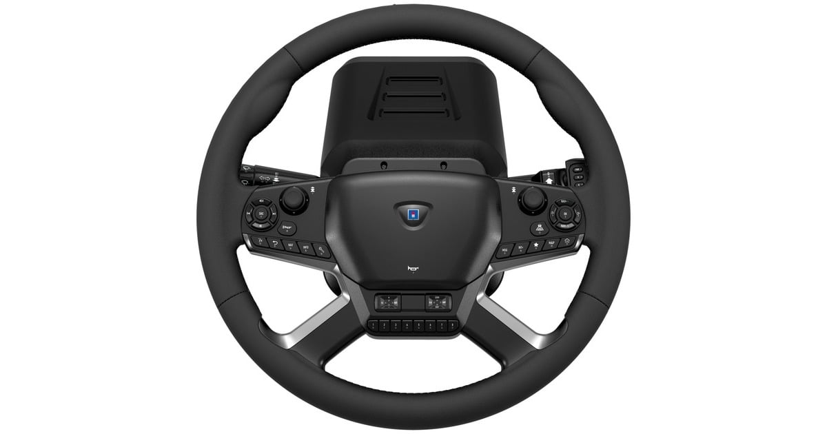HORI Force Feedback Truck Control System, SimulatorenSet schwarz/silber, für PC