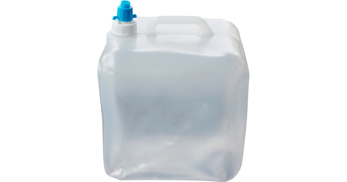 Campingaz Wasserkanister faltbar, 15 L, Wasserbehälter transparent, mit  Drehverschluss