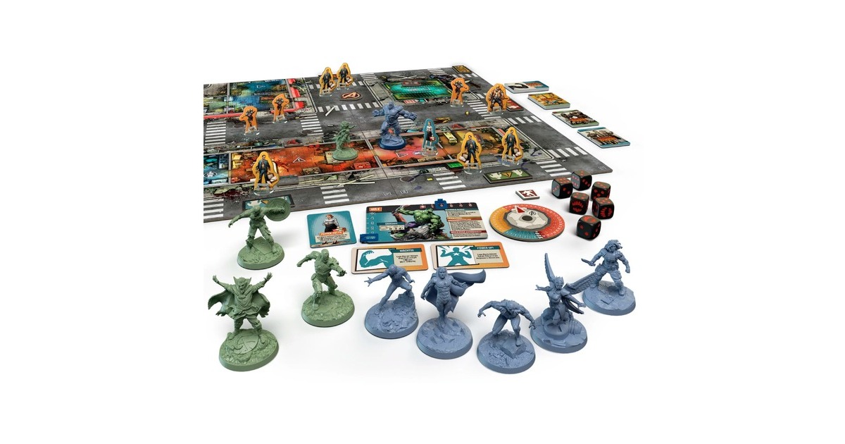 Marvel Zombies: Clash Of The Sinister Six – Kooperatives Brettspiel-Erweiterung (ital. Ausgabe), 1–6 Spieler, Ab 14