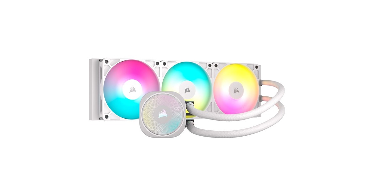 Corsair NAUTILUS 360 RS ARGB, Wasserkühlung weiß