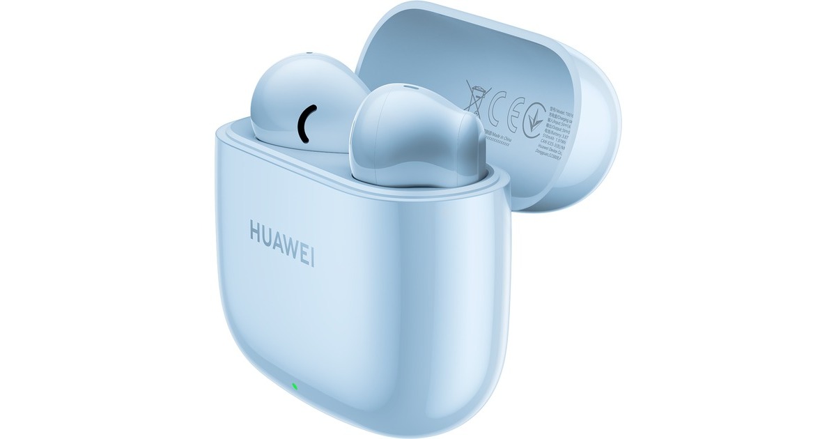 Bluetooth, Huawei Kopfhörer IP54 2, hellblau, SE FreeBuds USB-C,