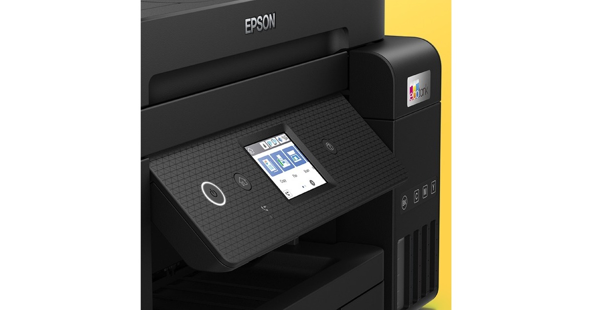 Epson USB, WLAN ET-4850, schwarz, Kopie, LAN, EcoTank Scan, Multifunktionsdrucker Fax,