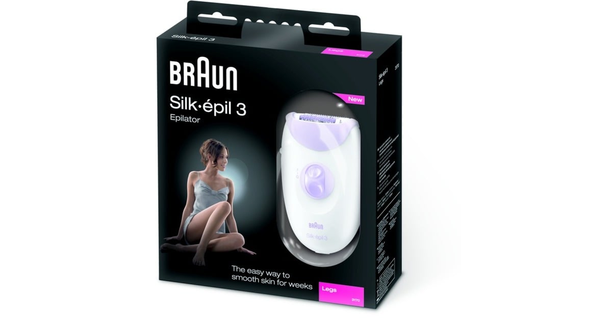 Braun Silk-épil Epiliergerät 3170, weiß/violett 3
