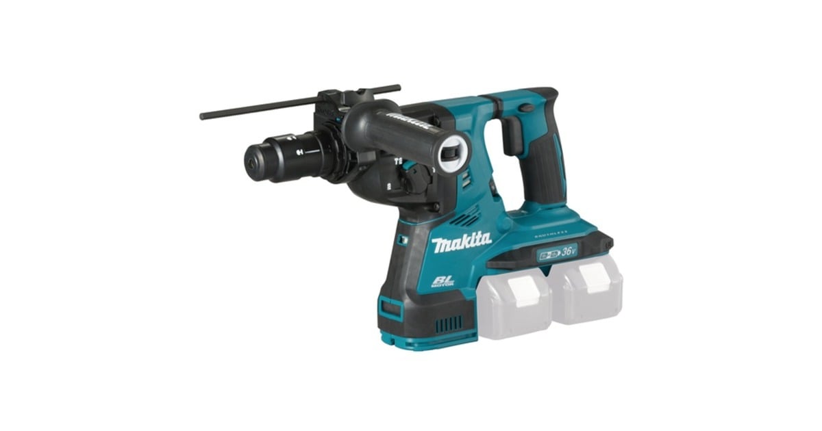 Makita Akku Kombihammer DHR281ZJ SDS PLUS, 36Volt (2x18V), Bohrhammer blauschwarz, ohne Akku und Ladegerät Makita Akku Kombihammer DHR281ZJ SDS PLUS, 36Volt (2x18V), Bohrhammer blauschwarz, ohne Akku und Ladegerät