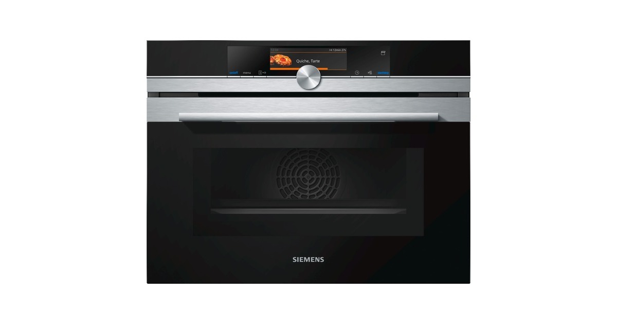 Siemens CN678G4S6 iQ700, Backofen schwarz, Home Connect Siemens iQ700 CN678G4S6 Backofen mit Mikrowelle und