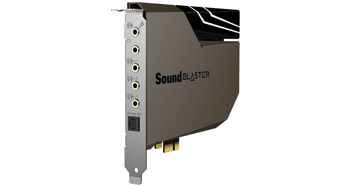 Creative AE-7, Sound schwarz Blaster Soundkarte