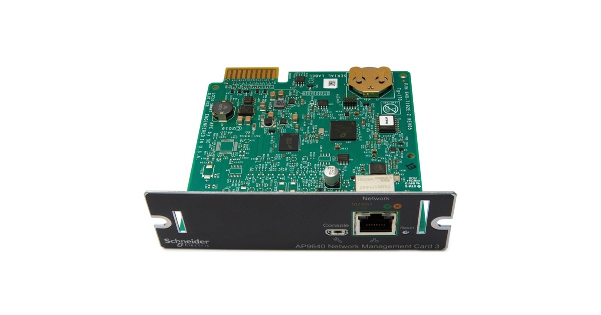 APC UPS Network Management Card AP9640, LAN-Adapter