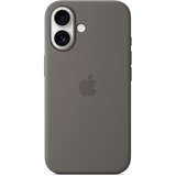 Apple Silikon Case mit MagSafe, Handyhülle grau, iPhone 16