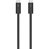 Apple Thunderbolt 4 Pro Kabel schwarz, 1,8 Meter, gesleevt