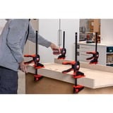 BESSEY Einhandzwinge mit drehbarem Griff EZ360-45 schwarz/rot, 450 / 80