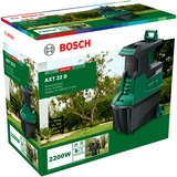 Bosch Leisehäcksler AXT 22 D, Fräswalze grün/schwarz, 2.200 Watt
