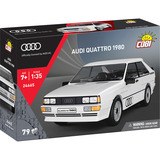 COBI Audi Quattro 1980, Konstruktionsspielzeug weiß, Maßstab 1:35
