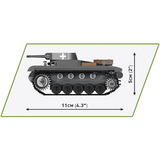 COBI Panzer II Ausf. A, Konstruktionsspielzeug Maßstab 1:48