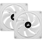 Corsair iCUE LINK QX140 RGB 140-mm-PWM-Lüfter, Gehäuselüfter weiß, Starter-Kit, 140 mm