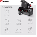 EINHELL Kompressor TC-AC 270/50/10 schwarz, 1.800 Watt