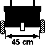 EINHELL Streuwagen GC-SR 12, Streugerät rot/schwarz