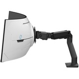 Ergotron HX Monitor Arm mit VHD-Gelenk, Tischhalterung, Monitorhalterung schwarz (matt), für 1000 R Curved Monitore