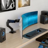 Ergotron HX Monitor Arm mit VHD-Gelenk, Tischhalterung, Monitorhalterung schwarz (matt), für 1000 R Curved Monitore