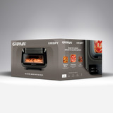 G3 Ferrari 3-in-1 Pizzaofen Krispy  schwarz, 2.100 Watt, für Pizza Ø 32cm, inkl. Pizzaschneider