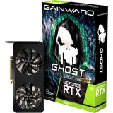 Gainward GeForce RTX 3060 Ti Ghost OC LHR, Grafikkarte Lite Hash Rate, 3x DisplayPort, 1x HDMI 2.1