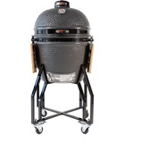 Grill Guru Original Large Holzkohlegrill grau, mit Flip-Grid-System