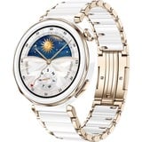 Huawei Watch GT5 PRO 42mm (Jana-B29C), Smartwatch weiß, Gehäuse aus Keramik, weißes Armband aus Keramik-Titan