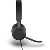 Jabra Evolve2 40 SE , Headset schwarz, MS-Version, Stereo, USB-A und USB-C