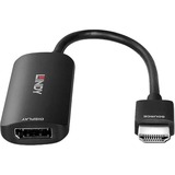 Lindy Konverter HDMI 4K60 > DisplayPort 1.2 schwarz, 16cm
