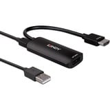 Lindy Konverter HDMI 4K60 > DisplayPort 1.2 schwarz, 16cm