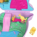 Mattel Polly Pocket Mini-Spielzeug Mama und Joey Känguru Tasche mit 2 Puppen, Spielfigur 