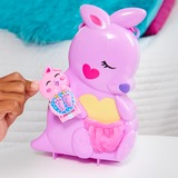 Mattel Polly Pocket Mini-Spielzeug Mama und Joey Känguru Tasche mit 2 Puppen, Spielfigur 