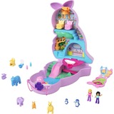 Mattel Polly Pocket Mini-Spielzeug Mama und Joey Känguru Tasche mit 2 Puppen, Spielfigur 