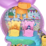 Mattel Polly Pocket Mini-Spielzeug Mama und Joey Känguru Tasche mit 2 Puppen, Spielfigur 