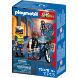 PLAYMOBIL 72076 City Action Fahrradraub, Konstruktionsspielzeug 