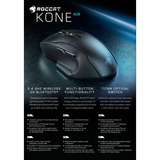 Roccat Kone Air, Gaming-Maus schwarz/weiß