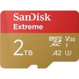 SanDisk Extreme 2 TB microSDXC, Speicherkarte UHS-I U3, Class 10, V30, A2