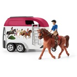 Schleich Horse Club Abenteuer mit Auto und Pferdeanhänger, Spielfahrzeug 