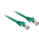 Sharkoon Patchkabel SFTP, RJ-45, mit Cat.7a Rohkabel grün, 1 Meter