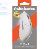 SteelSeries Rival 3 Gen 2, Gaming-Maus weiß