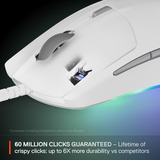 SteelSeries Rival 3 Gen 2, Gaming-Maus weiß