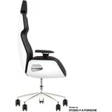 Thermaltake Gaming-Stuhl ARGENT E700 Glacier White weiß/schwarz, Design by Studio F. A. Porsche