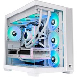 Thermaltake View 380 TG ARGB Snow , Tower-Gehäuse weiß, Tempered Glass x 2