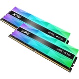ADATA DIMM 32 GB DDR5-6800 (2x 16 GB) Dual-Kit, Arbeitsspeicher silber, AX5U6800C3416G-DCLANRSG, XPG Lancer Neon RGB, INTEL XMP, AMD EXPO