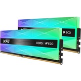 ADATA DIMM 32 GB DDR5-6800 (2x 16 GB) Dual-Kit, Arbeitsspeicher silber, AX5U6800C3416G-DCLANRSG, XPG Lancer Neon RGB, INTEL XMP, AMD EXPO